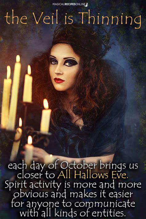 Witch spell on the night of all hallows
